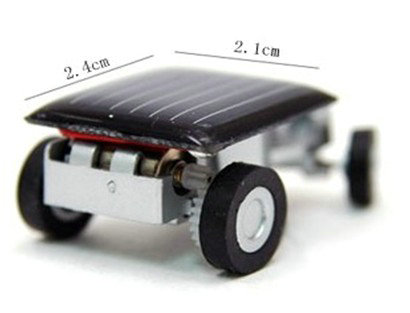 Customized Logo Smallest Solar Car Toy Plastic Racing Car Novelty Design