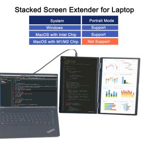 Windows Compatible Lightweight Portable Dual Screen For Laptop