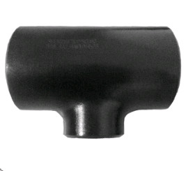 High Pressure A234 WPB Carbon Steel Pipe Tee connector Black Painting