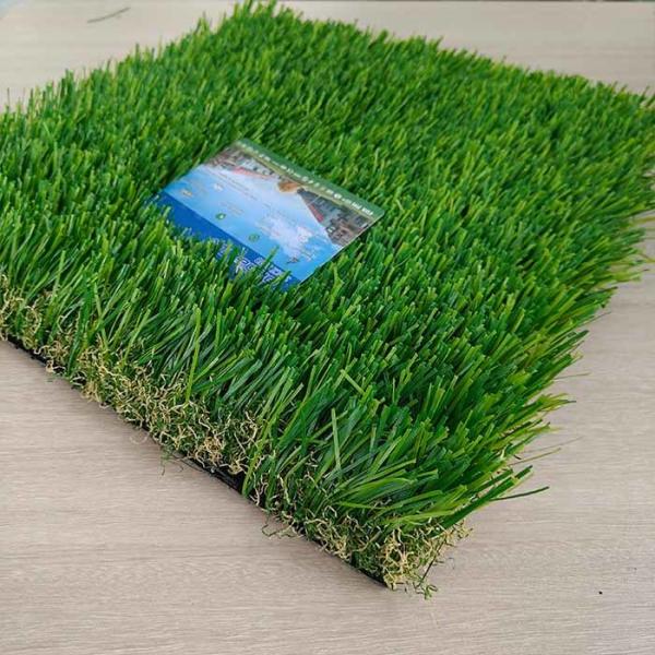 Playground Artificial Turf 43mm PU Adhensive Artificial Turf For Sports Fields