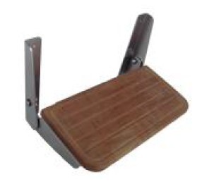 Teak Fold Up Footrest