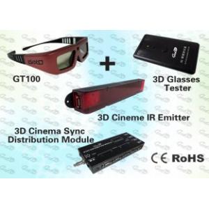 3D Cinema Solution for 300~1000 seat cinema with 3D IR Emitter and 3D IR Glasses