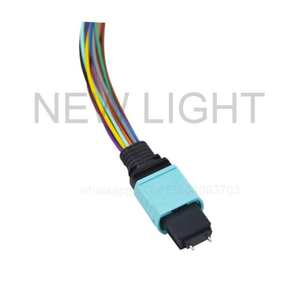Buy OEM MPO MTP Cable OM3 Straight 10Gb , Multimode 50/125 Fiber Optic Patch Cable at wholesale prices
