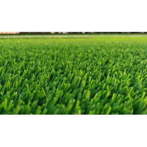 Rubber Granules / Quartz Sand Artifical Football Pitches Weaving Technique Dtex