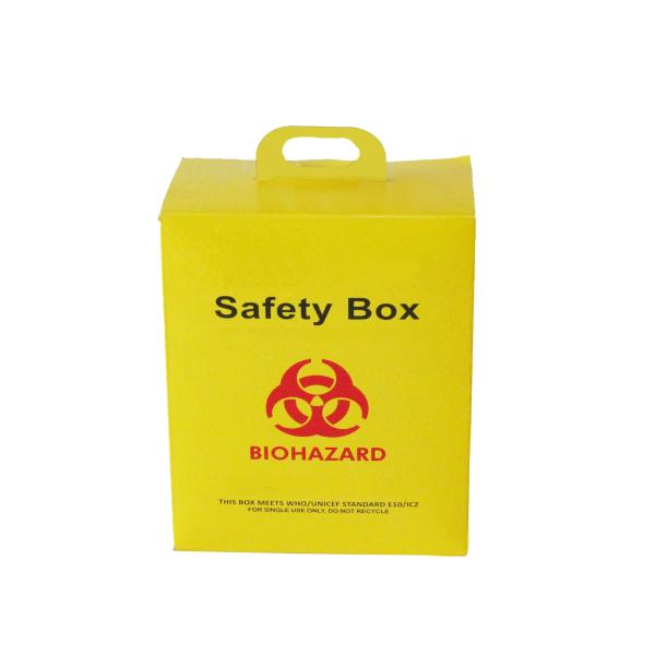 Personalized Medical Sharps Box ECO - Friendly Disposal Paper Material