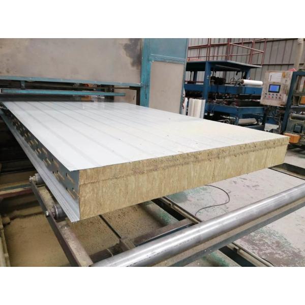 Buy High Density Rock Wool Sandwich Oven Panel With Zinc Steel Sheet Fireproof Oven Panel at wholesale prices