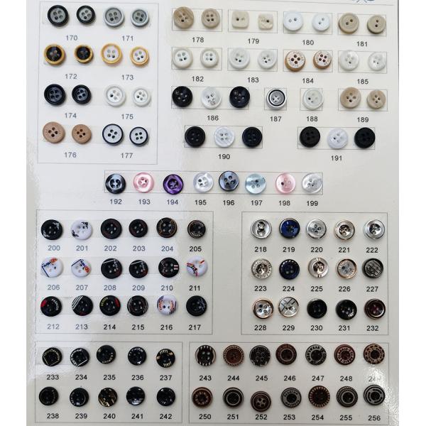 Wholesale Custom Garment Accessory Sewing Shirt Plastic Resin Buttons