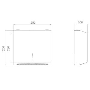 Hot Sales High Quality Paper Roll Towel Holder Stainless Steel Paper Dispenser