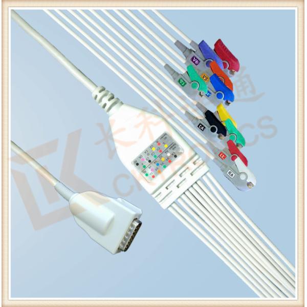 Burdick Eclipse Quinton Atria Ecg Monitor Cable One Piece Ecg Cable Clip AHA