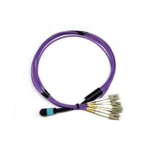 MPO MTP Fan Out Cable MPO TO LC Duplex Breakout 8/12 Fiber Optic Patch Cord