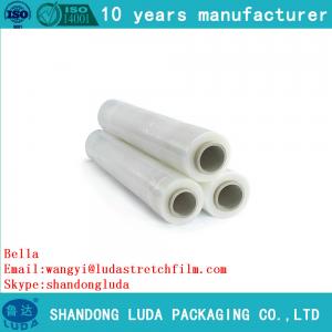 Quality stretchwrap transparent pet film Manufacturer LLDPE Pallet Hand Film Stretch for sale