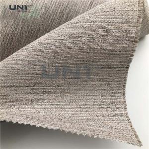 Cotton Polyester Woven Fusible Interlining Stiff Elastic
