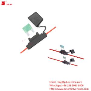 58v PVC Automotive Fuse Holder Terminals Tinned Brass In Line