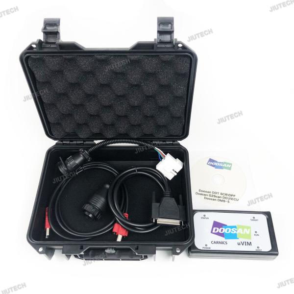 Buy For Doosan uVIM Diagnostic Tool Excavator Forklift Engine Fault Detection OBD Interface Diagnostic Tool 2016 DMS 5 DDT CARNICS at wholesale prices