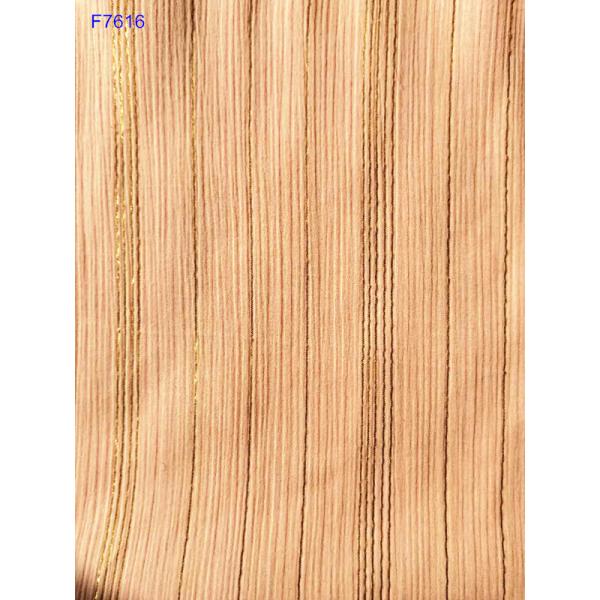 F7616 Cotton Crinkle Lady Fashion Skirt Shirt Fabric Gold Yarn Stripe cotton crepe crinkle fabric 60S