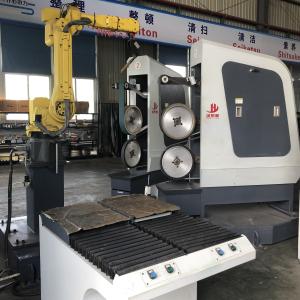 Robotic Grinding Machine With 2 Grinding Machines And 4 Sand Belts For Brass