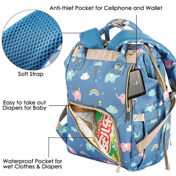 Travel Back Pack Baby Nappy Bag cute diaper bag