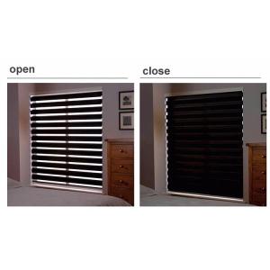 100% Polyester cordless zebra blind and shade with prints motorized customized