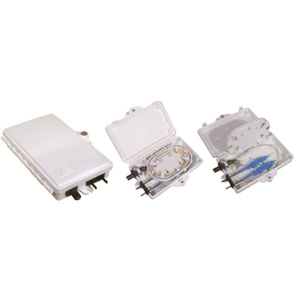 Plastic fiber optical distribution box,167x102x31mm,wall-mounted,IP65,2pcs