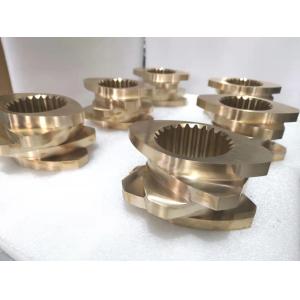 Diameter 150mm Extruder Machine Parts Screw Element Aluminium Bronze Material