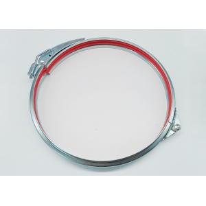 China Rapid Lock Ring 6 Inch Galvanised Pipe Clamps With Epdm Seal Ring on sale
