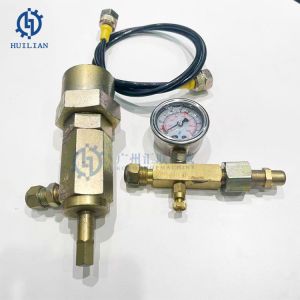Dongyang DYB500 DYB600 DYB800 Hydraulic Hammer Nitrogen Charging Kit Use for Hydraulic Breaker N2 Test Adjust Charger Kit Tools Assembly