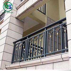 Residential Durable Contemporary Aluminum Fence PVDF Powder Coating Multiple