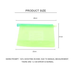 500ml 1000ml 1500ml Heat Resistant Silicone Food Storage Bags