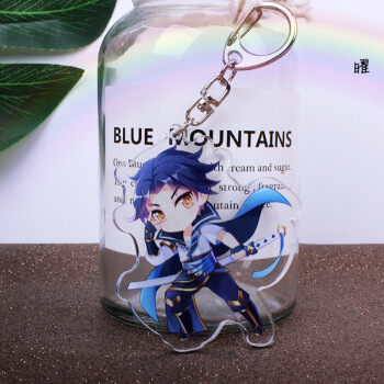 Custom PVC Key Chain Blank Anime Charms Acrylic Keyring Promotion Gift