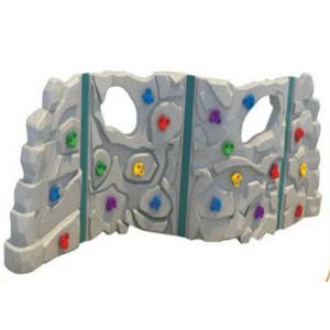 China Anti UV Outdoor Plastic Climbing Wall Good Slip Resistance For 1-3 People on sale