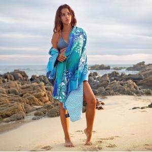 Wholesale Lightweight Multi-color Printed Beach Towel 60*180cm Or Custom
