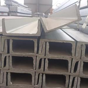 China Steel Galvanized U Channel For Building Construction U Shaped Steel Channel Sizes 8# 43mm 5mm on sale