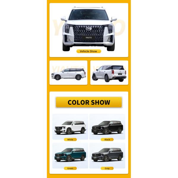 GAC Vehicles Petrol GS8 Rear Suspension Multi-link High Speed Compact SUV 0km LED Camera Electric Light 12 Leather 4wd