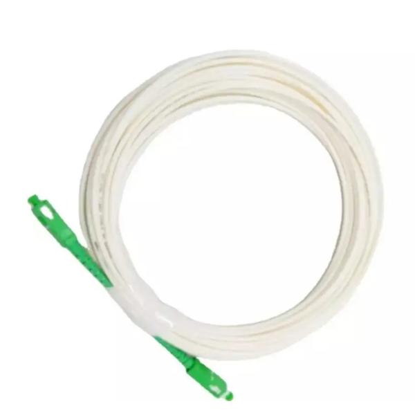 2mm 3mm FTTH Pigtails LSZH White Fibre Optical Cable G652D G657A SC/APC Fiber Optic Patch Cord
