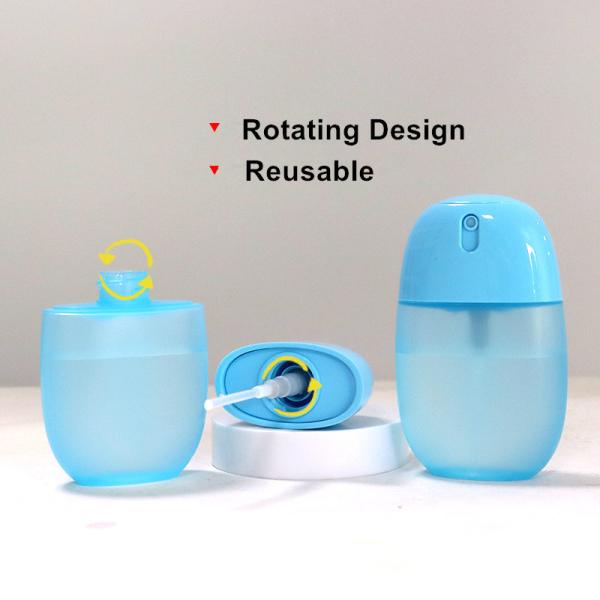 PETG Portable Card Fine Mist Trigger Sprayer Medical Grade Material Portable Spray For Hair