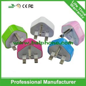 Multifunction 3pin uk plug usb 5v 2.1 amp dual travel charger