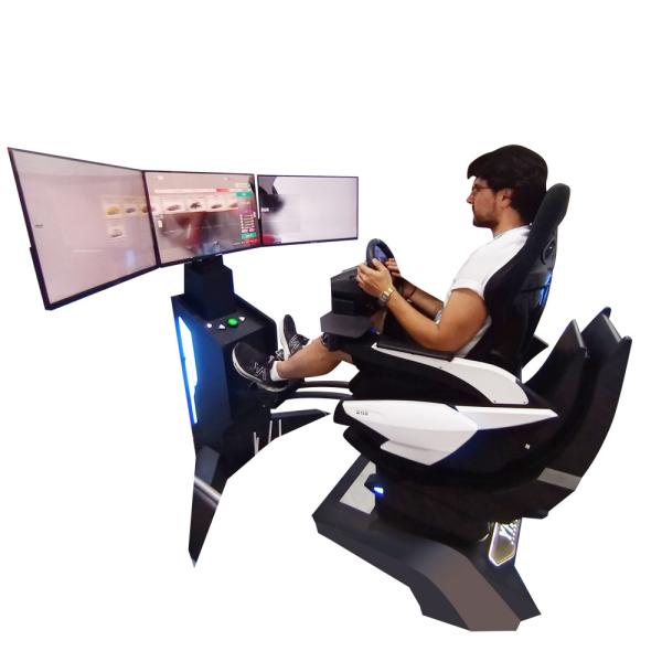 Driving Simulator Arcade Machine 1100W F1 Car Gaming Pedals Arcade Vr Racing