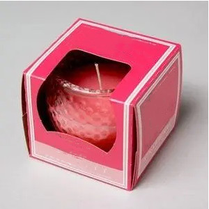 Rigid Cardboard Candle Packaging Box Vanishing Pink Printing FSC