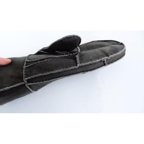 Double Faced Winter Mitten Shearling Sheepskin Gloves