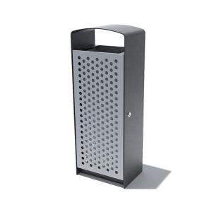 China L350*W250*H930 MM 40L Galvanized Garden Waste Bin on sale