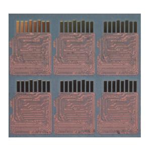 0.2mm 2 layer Memory Card substrate Fabrication For Capsulation