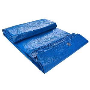 multiple sizes different thickness dark blue waterproof pe tarpaulin sheet