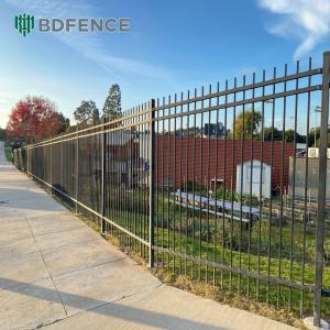 Weatherproof Tubular Steel Fence All-Season
