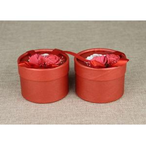 China Creative Handmade Gift Box Paper Tube Packaging Wedding With Ribbon on sale