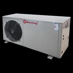 4.8KW Air To Water Heat Pump With Radiator Heating System Gray White Color