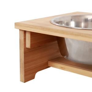 1L Capacity Automated Pet Feeder with Elevated Dual Bowls Multifunctional Design