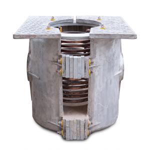 500KVA 0.5T Induction Bronze Melting Furnace 1600 Degree