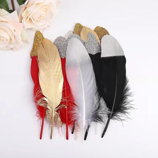Printed Goose Nagoire Carnival Feathers Event Party Decorations Handmade