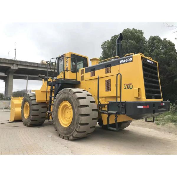Japan Used Wheel Loader Komatsu WA600 Large Capacity Powerful Engine