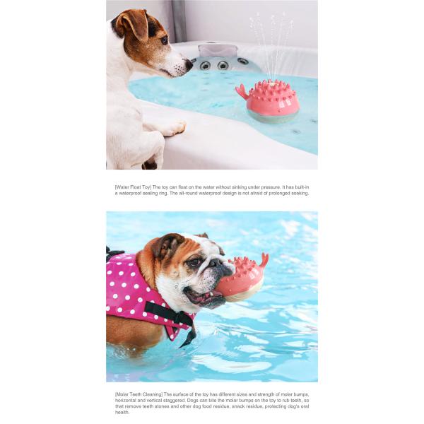 Hot Sale New Little Crocodile Spray Toy Water Dog Toy For Summer Dogs